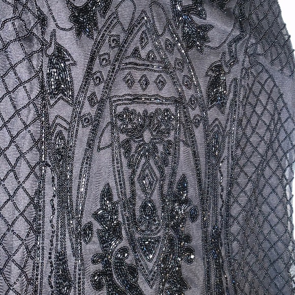 Ralph Lauren Black Label Beaded Sleeveless Cocktail Dress Black Size 6 - Picture 13 of 13